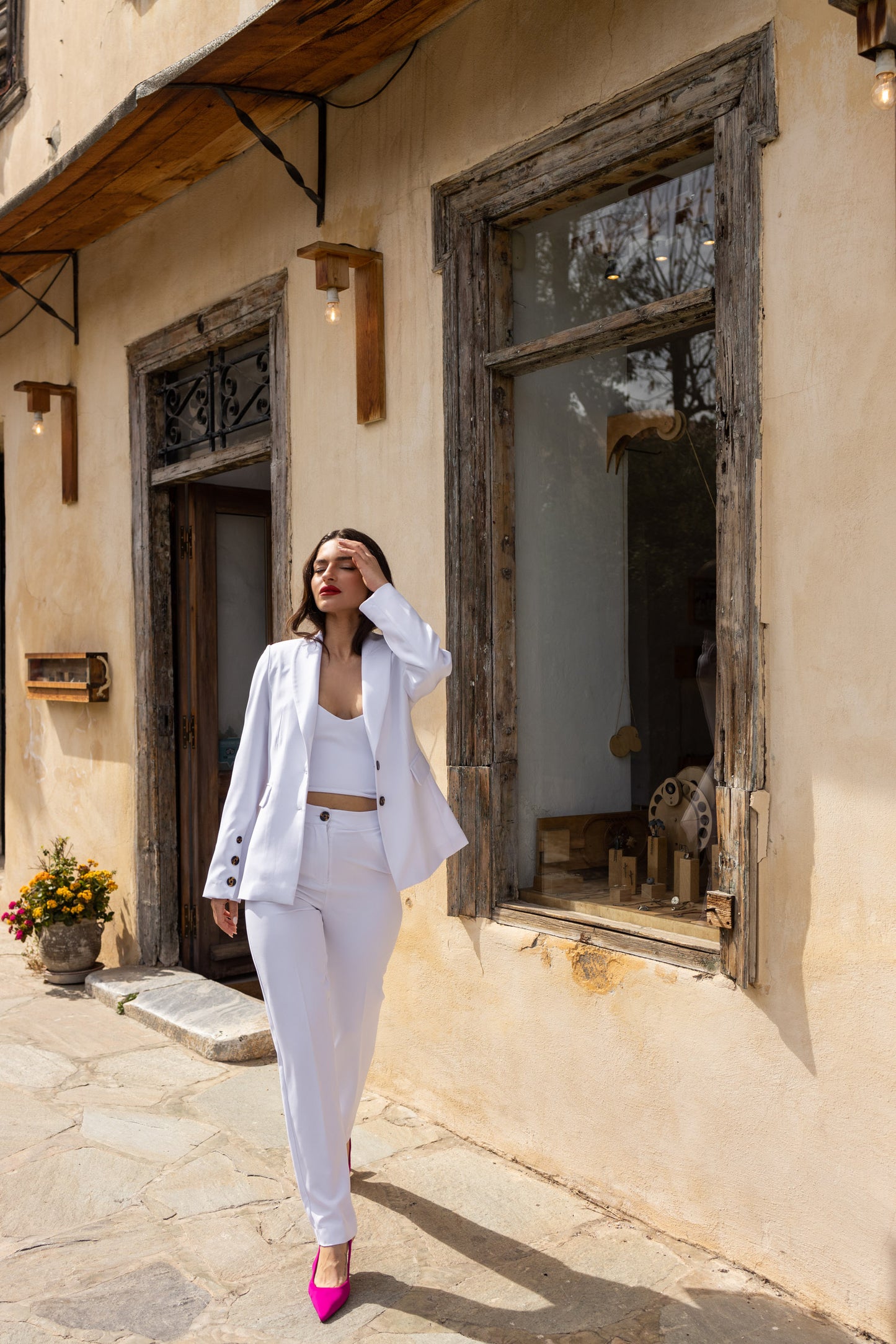IRINA WHITE TROUSERS