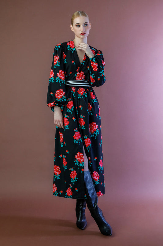 Olivia Dress - Roses