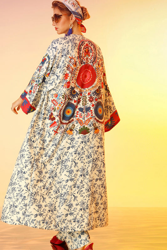 PATRIZIA (BLUE) DRESS/KIMONO