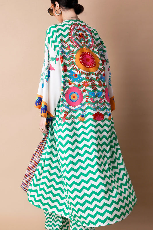 PATRIZIA (GREEN) DRESS/KIMONO