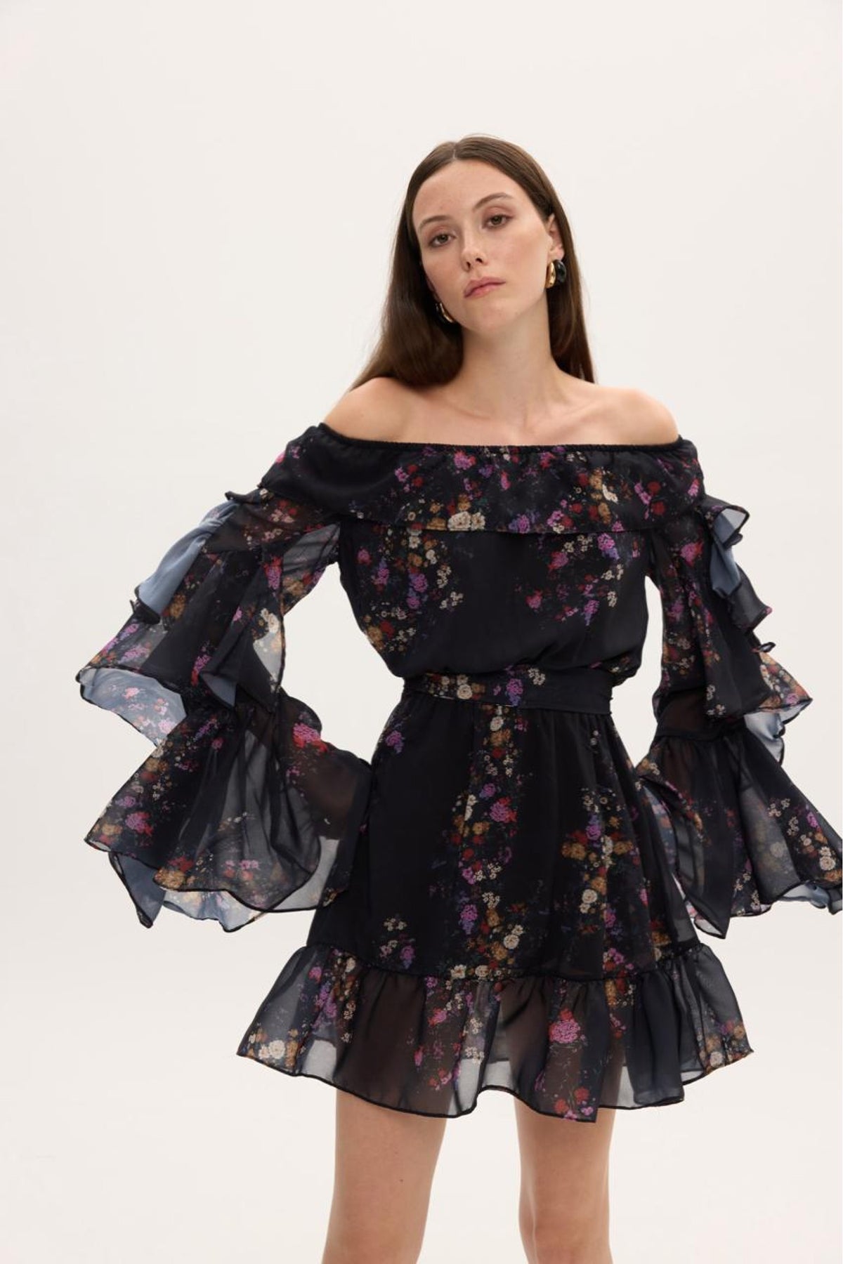 ELIZA FLORAL MINI DRESS