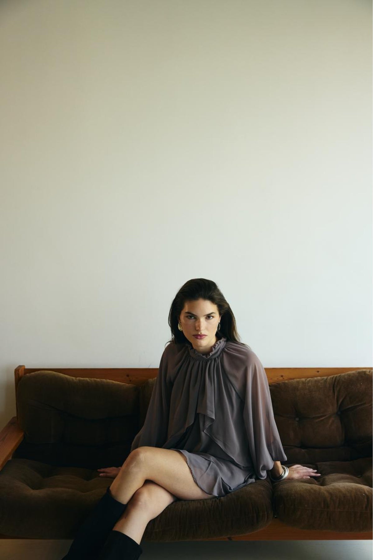 MELANIE PLAYSUIT GREY