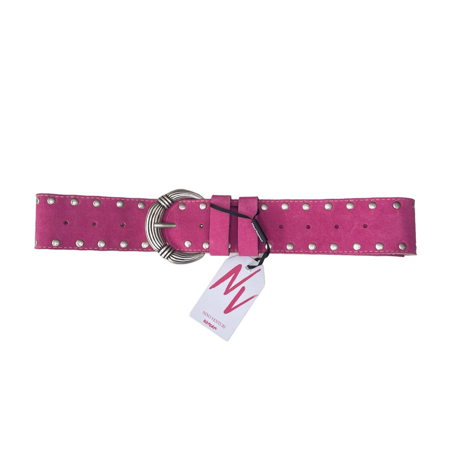 Icon Fuchsia Leather Belt