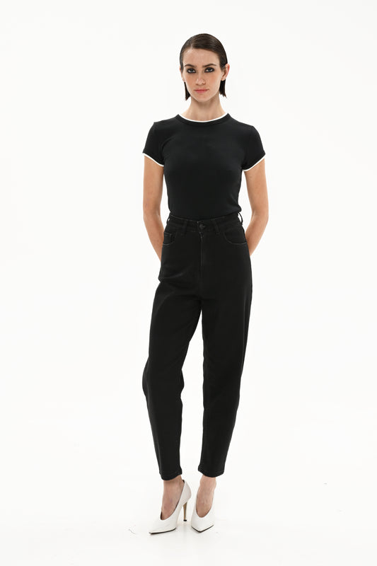 Lima Slouchy Black