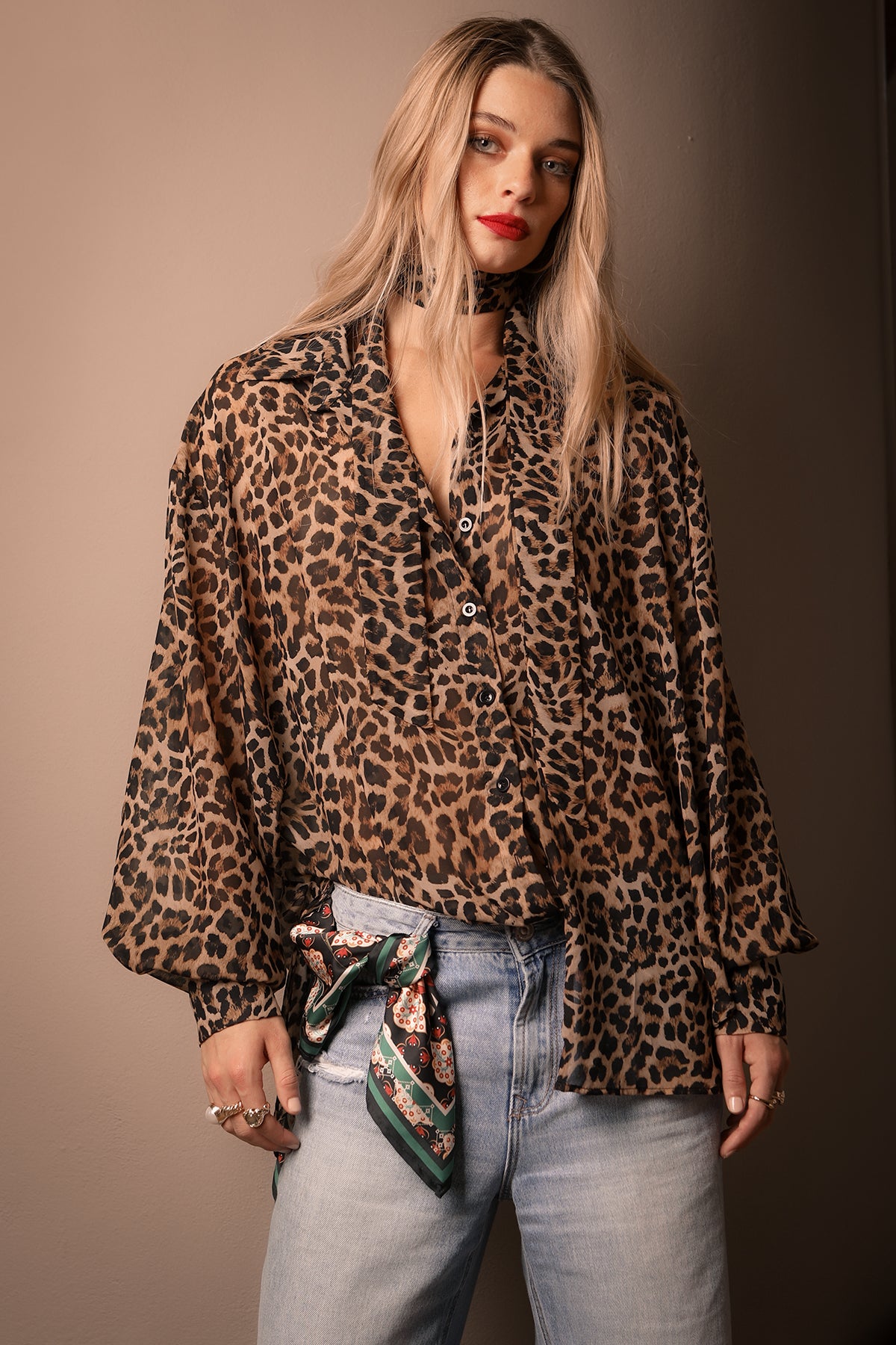 SERENA (LEOPARD) SHIRT