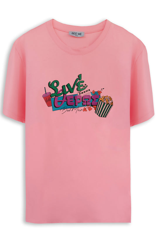 T-SHIRT ΣΙΝΕ (PINK)