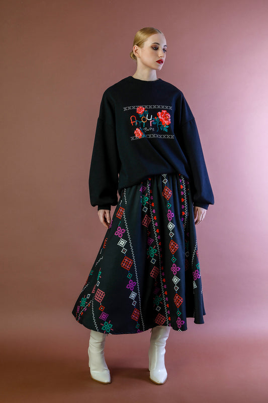 Valeria Skirt -Black