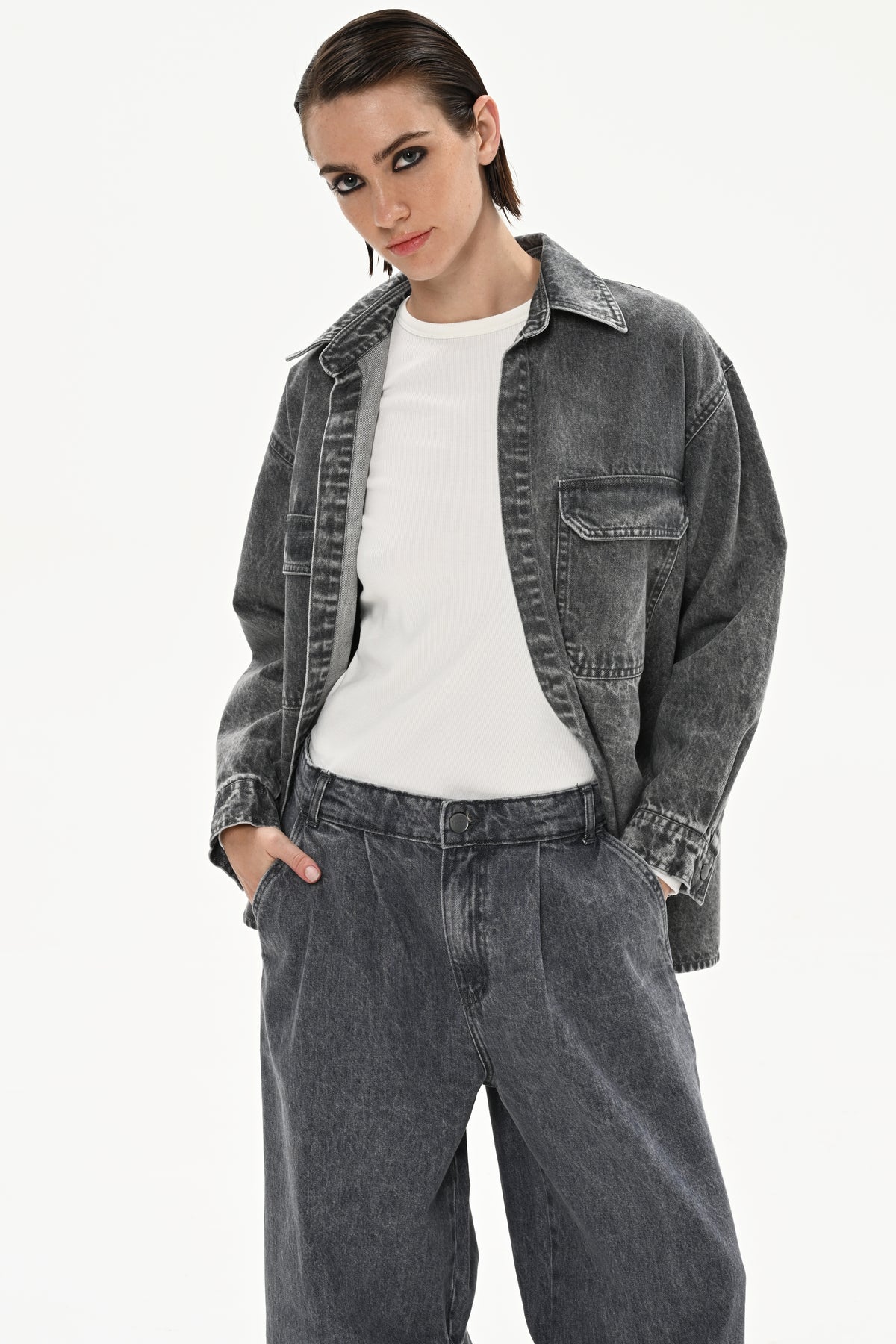 Veronica Jacket Stone Black