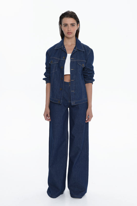 Kira Jacket Blue Rain