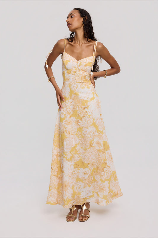 SOLENE LINEN DRESS