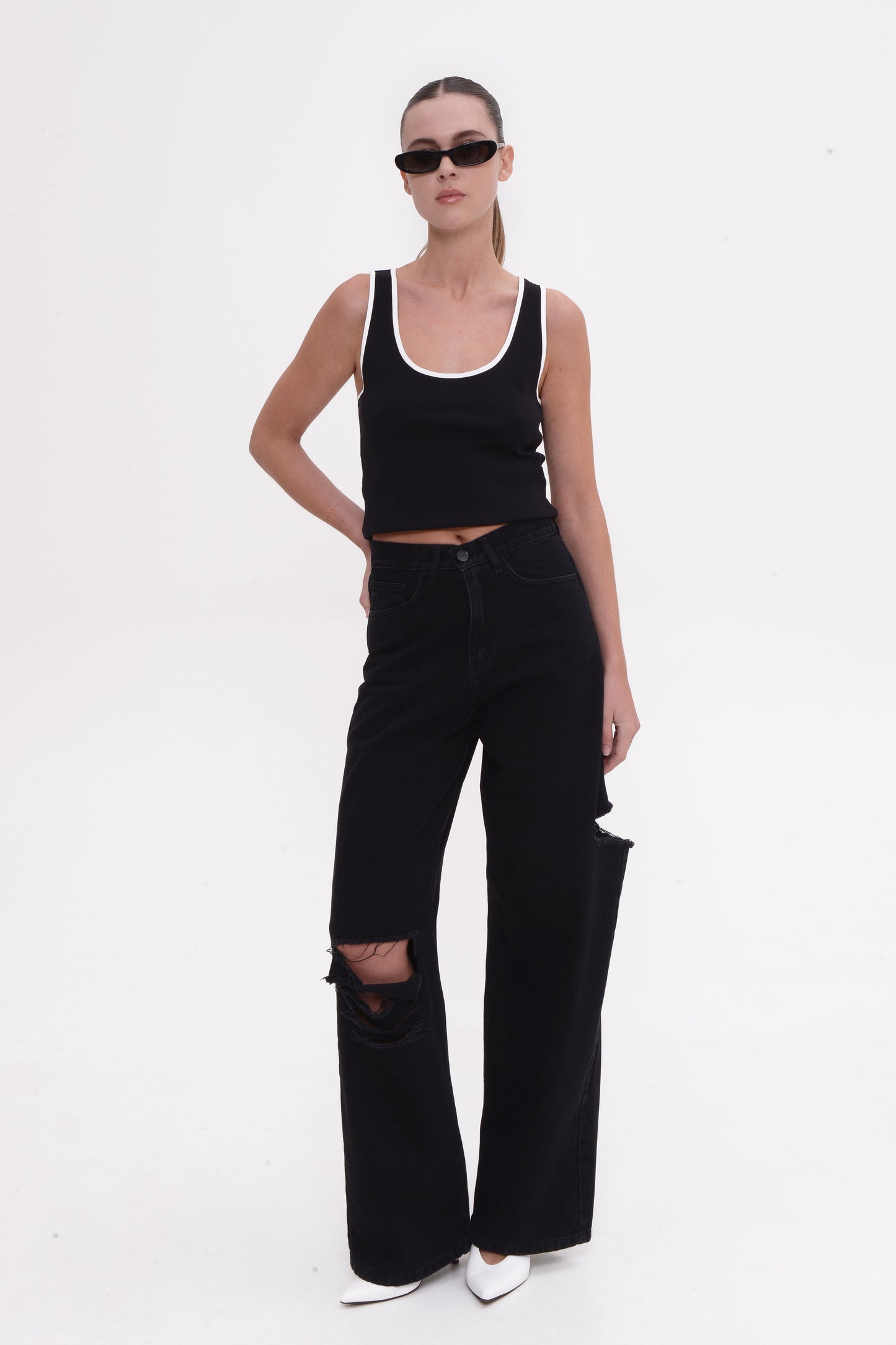 Emma Wide Leg Black