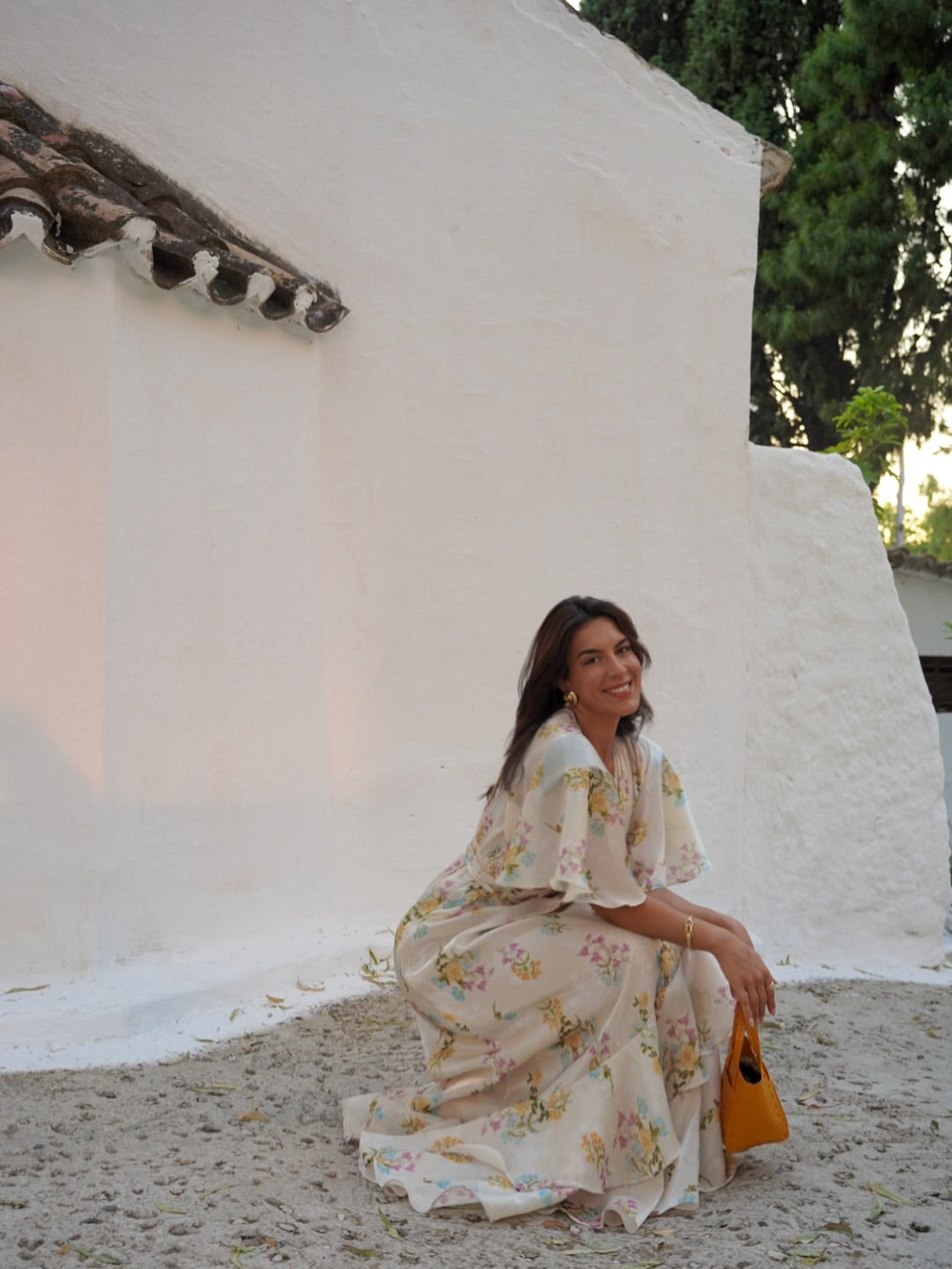 BUTTER BLOSSOM LONG DRESS