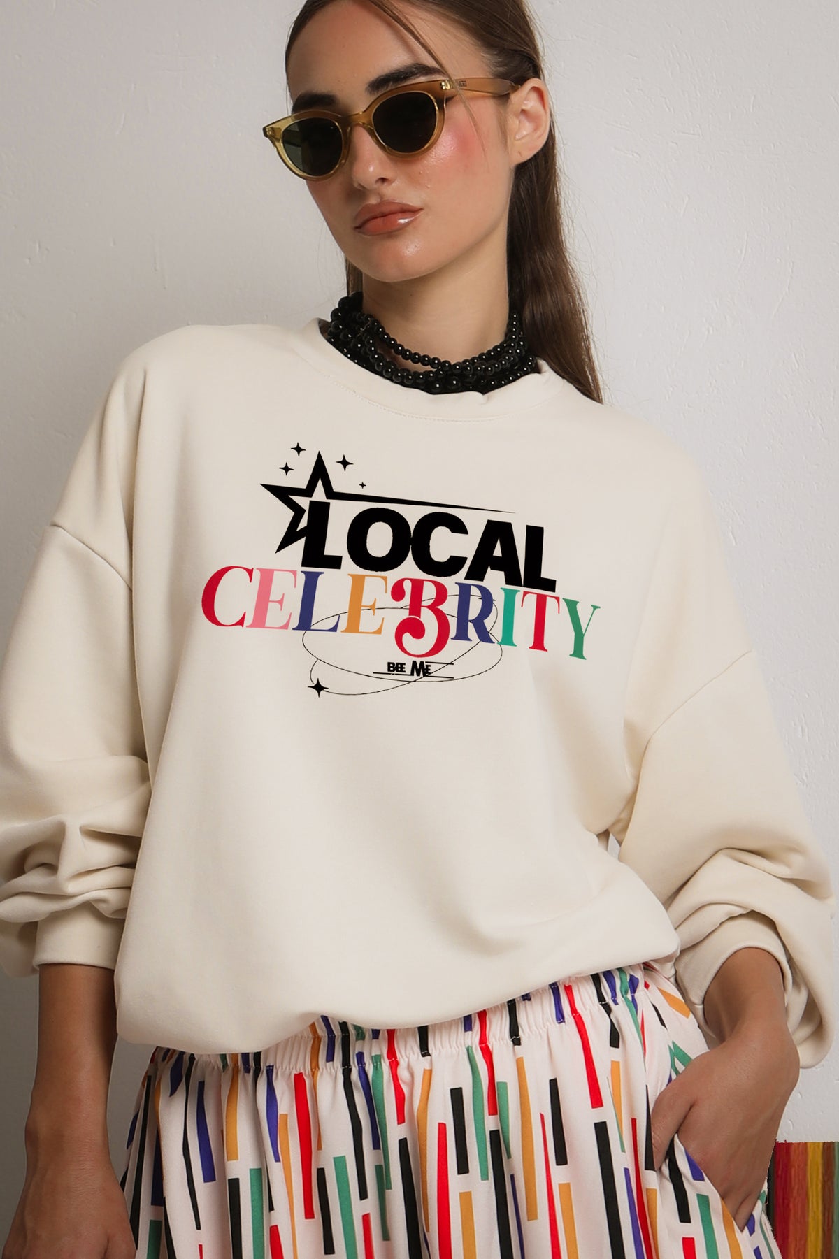 CELEBRITY HOODIE (ivory)