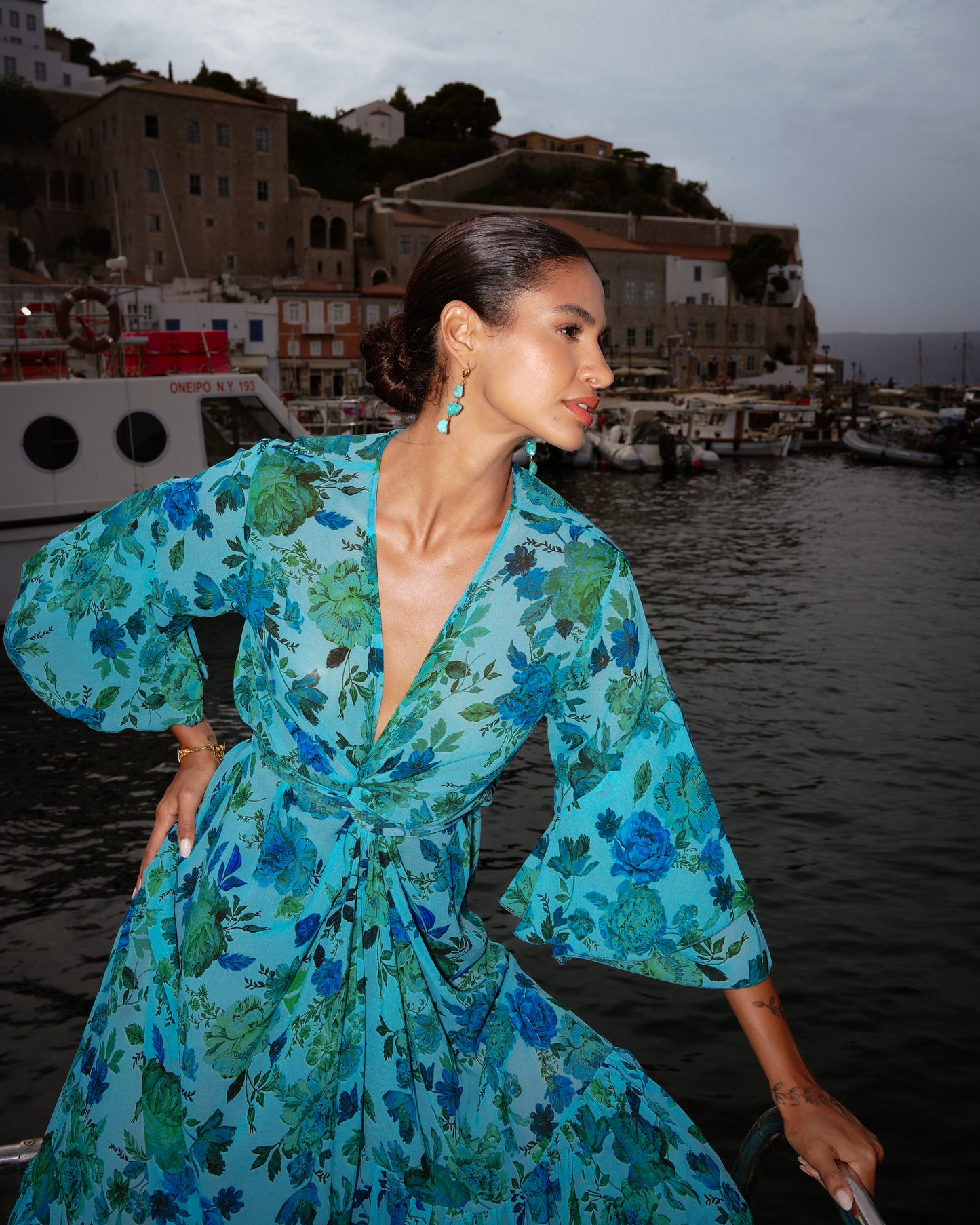 AMARI POLYMORPHIC KIMONO DRESS