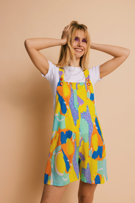 Topazia dungarees shorts