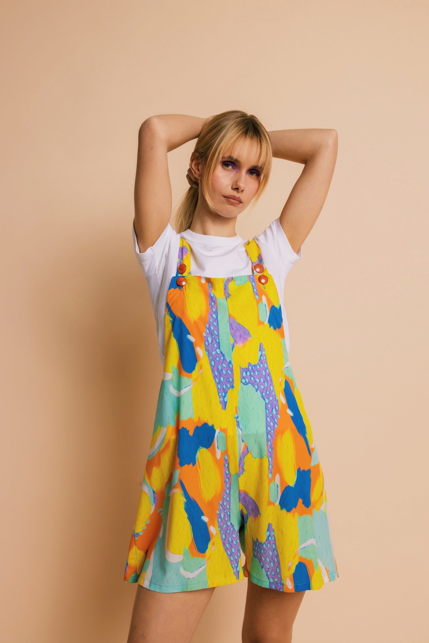 Topazia dungarees shorts
