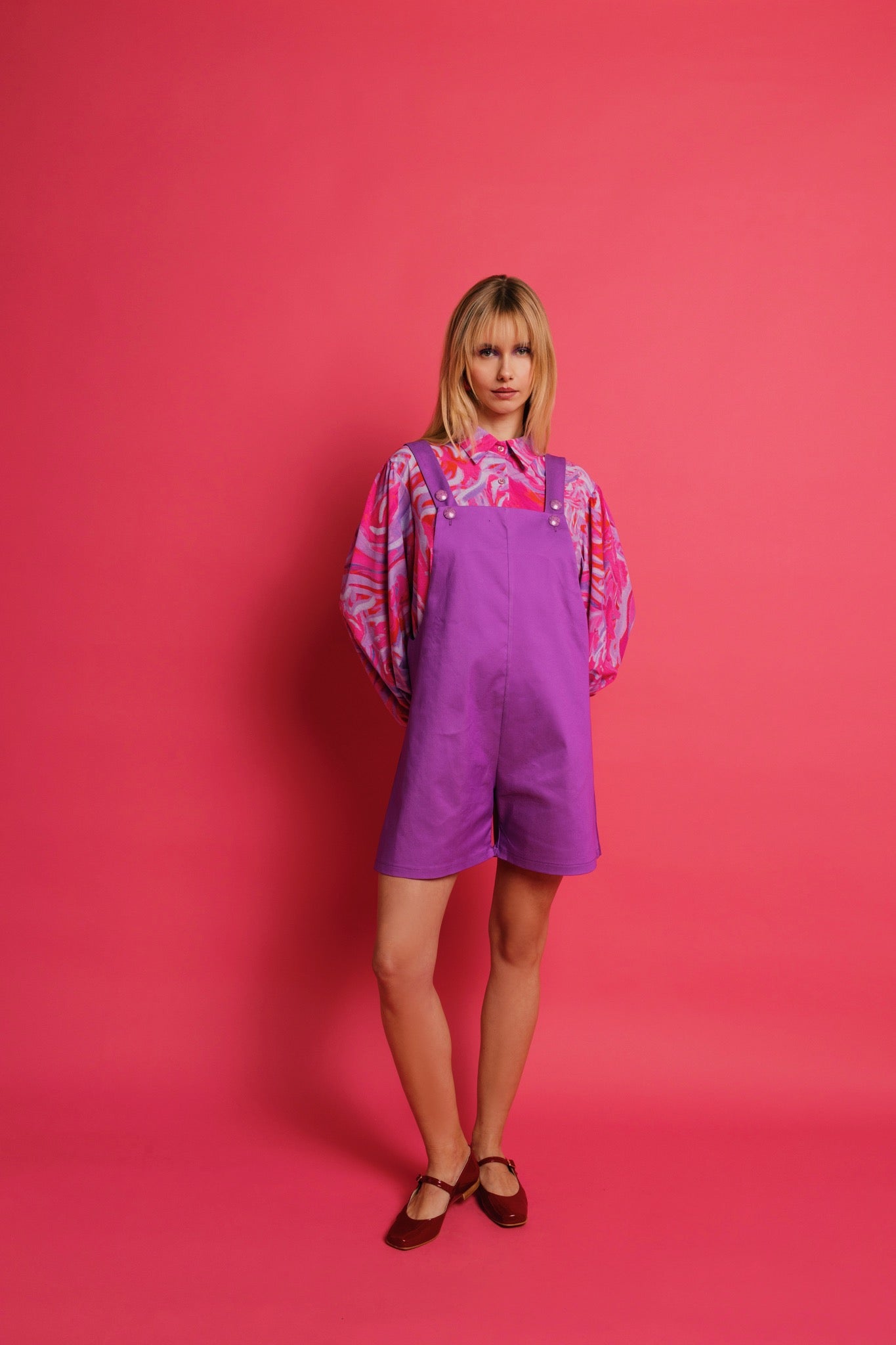 Olivia dungarees shorts –