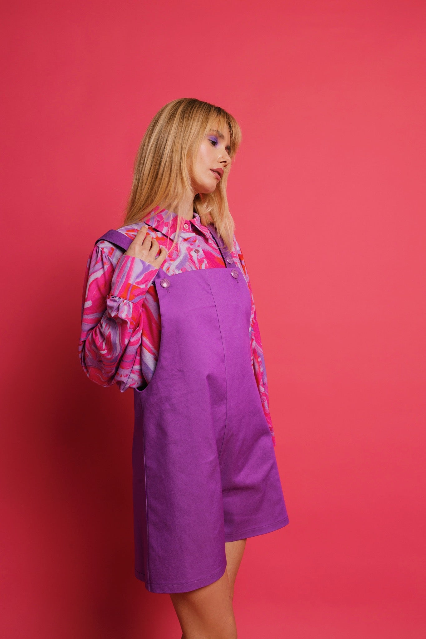 Olivia dungarees shorts –