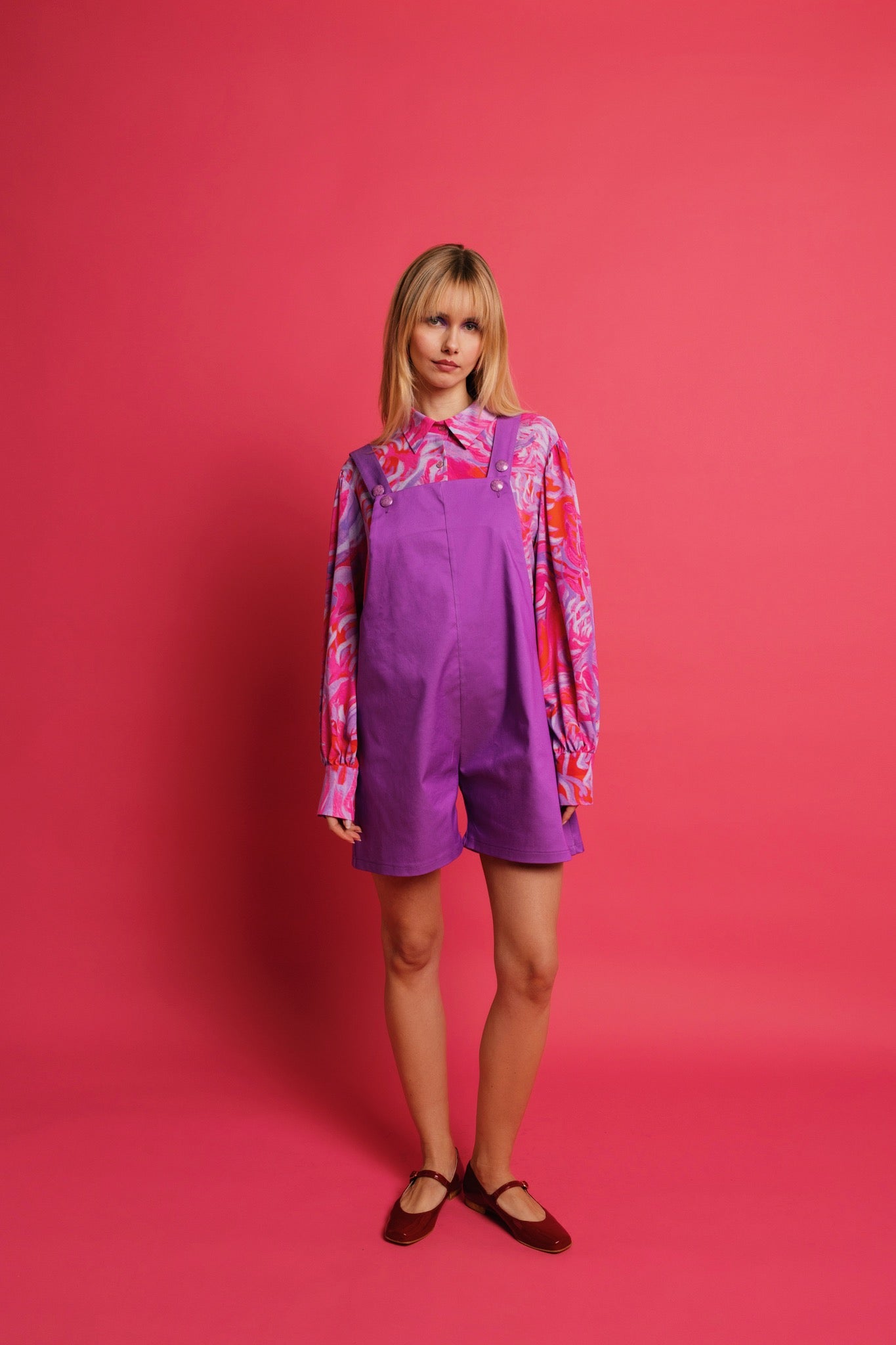 Olivia dungarees shorts –