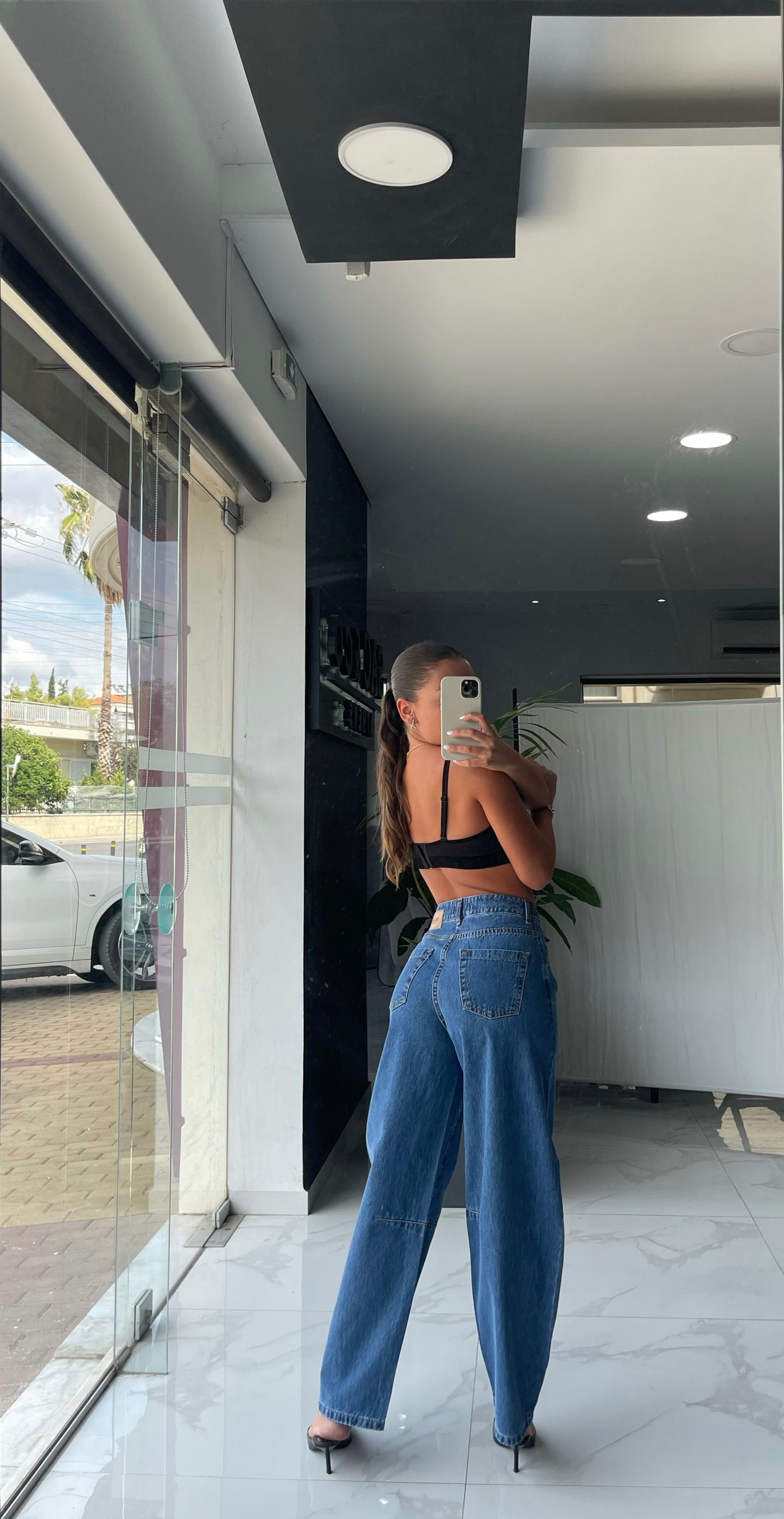 Inna Baloon Denim (Mid Blue)
