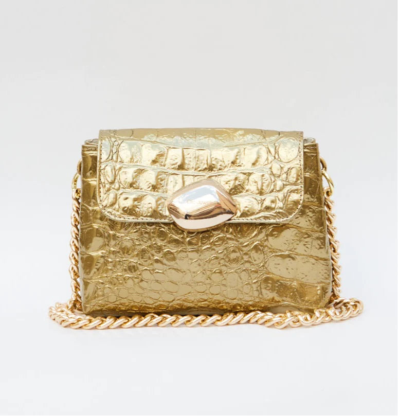 Gold Croco Minibag