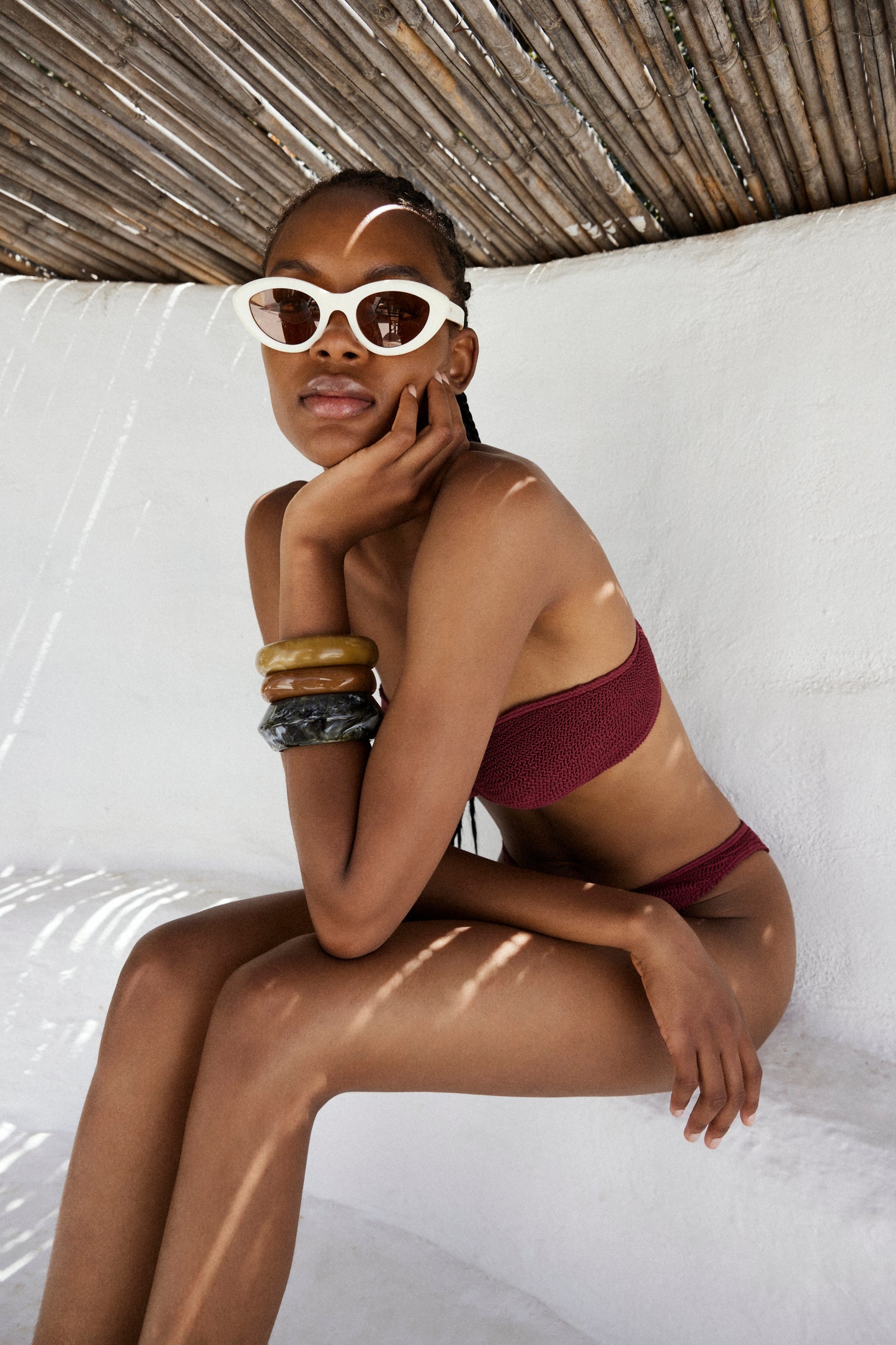 Garnet Knot Strapless