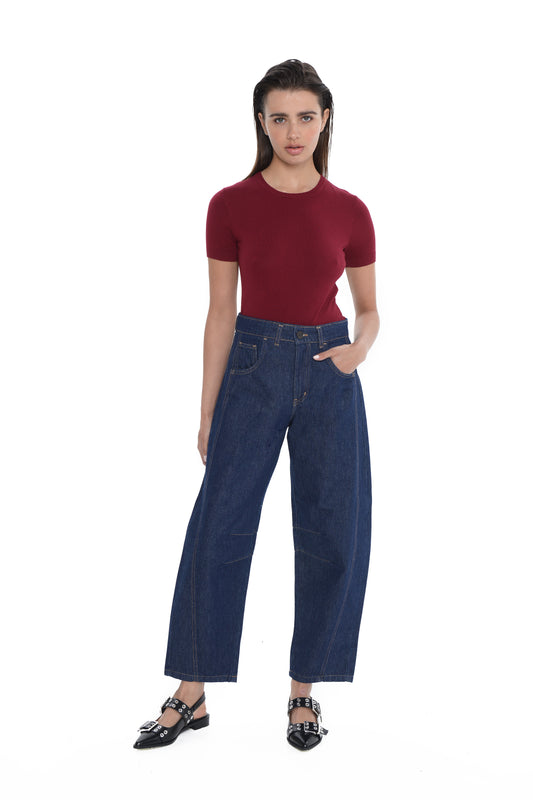 Rumi Baloon Denim / Blue Rain