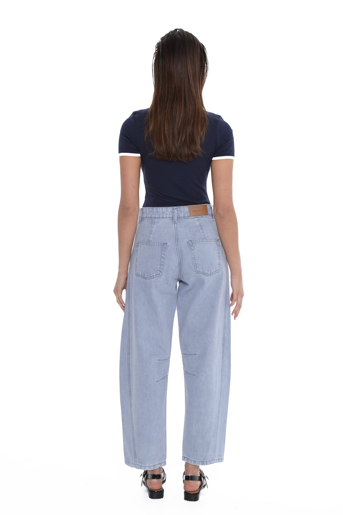 Rumi Baloon Denim / Platinum Grey