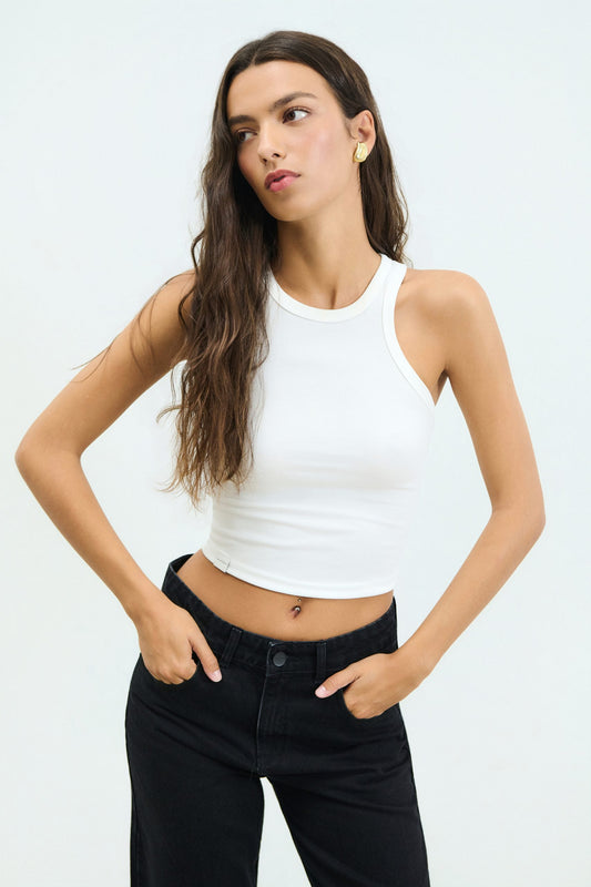 Nefeli Tank Top White