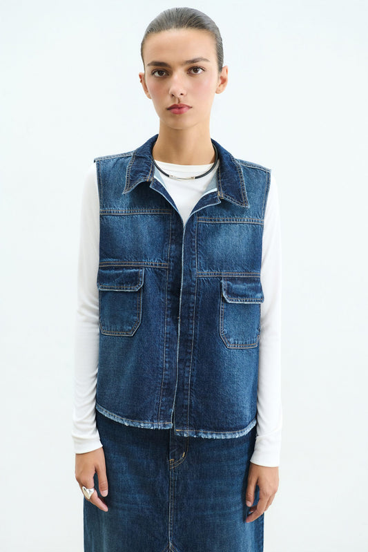 Adel Vest Ocean Blue