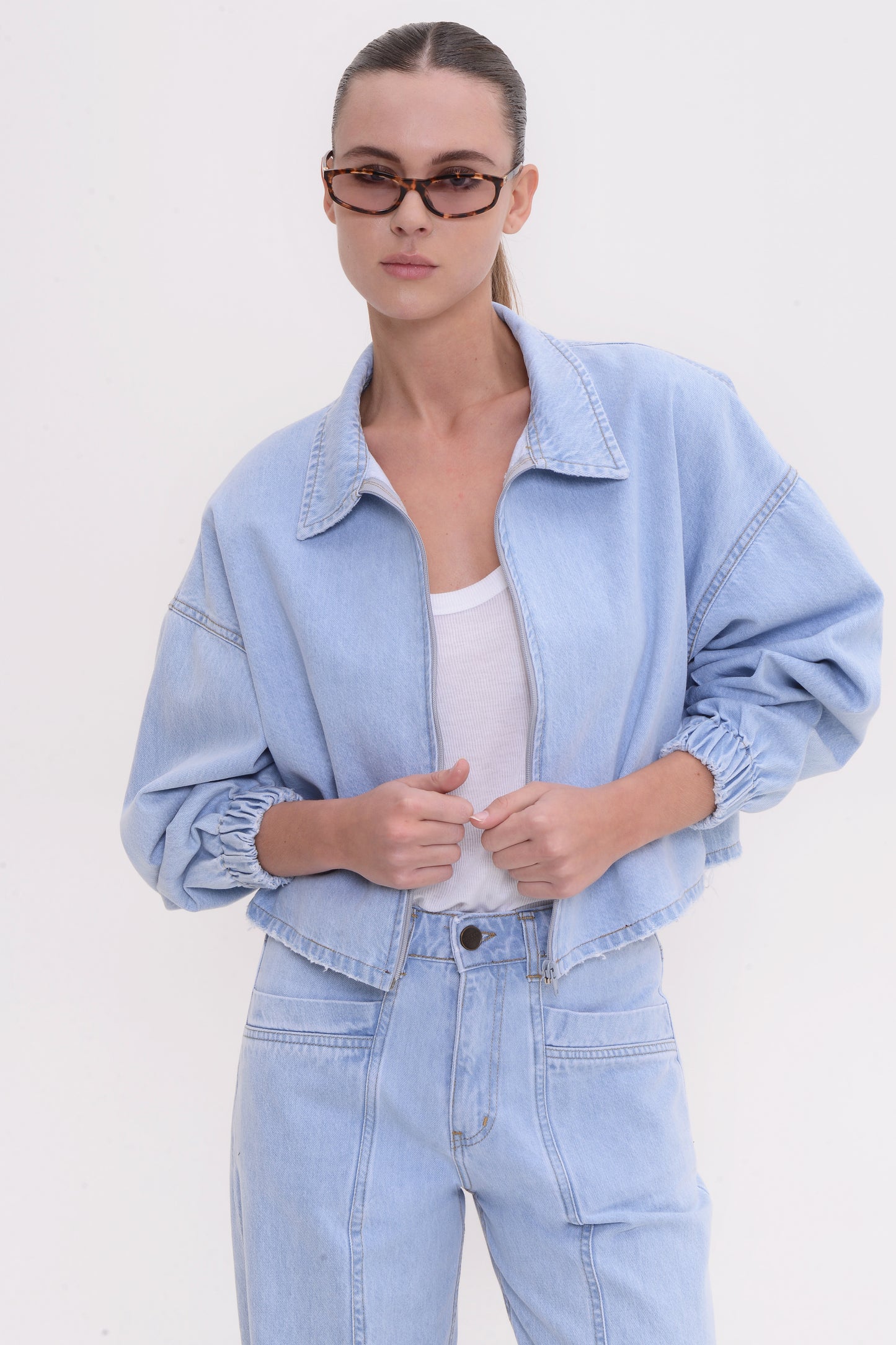 Madison Jacket Light Blue